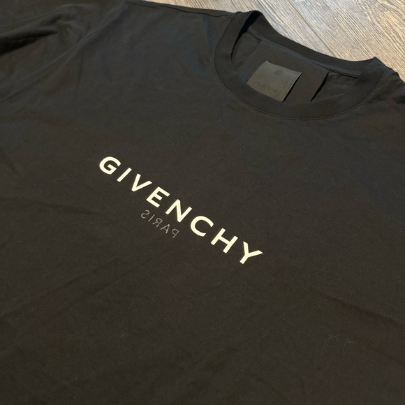 NWT GIVENCHY Reverse oversized t-shirt cotton black $550 - Picture 6 of 16